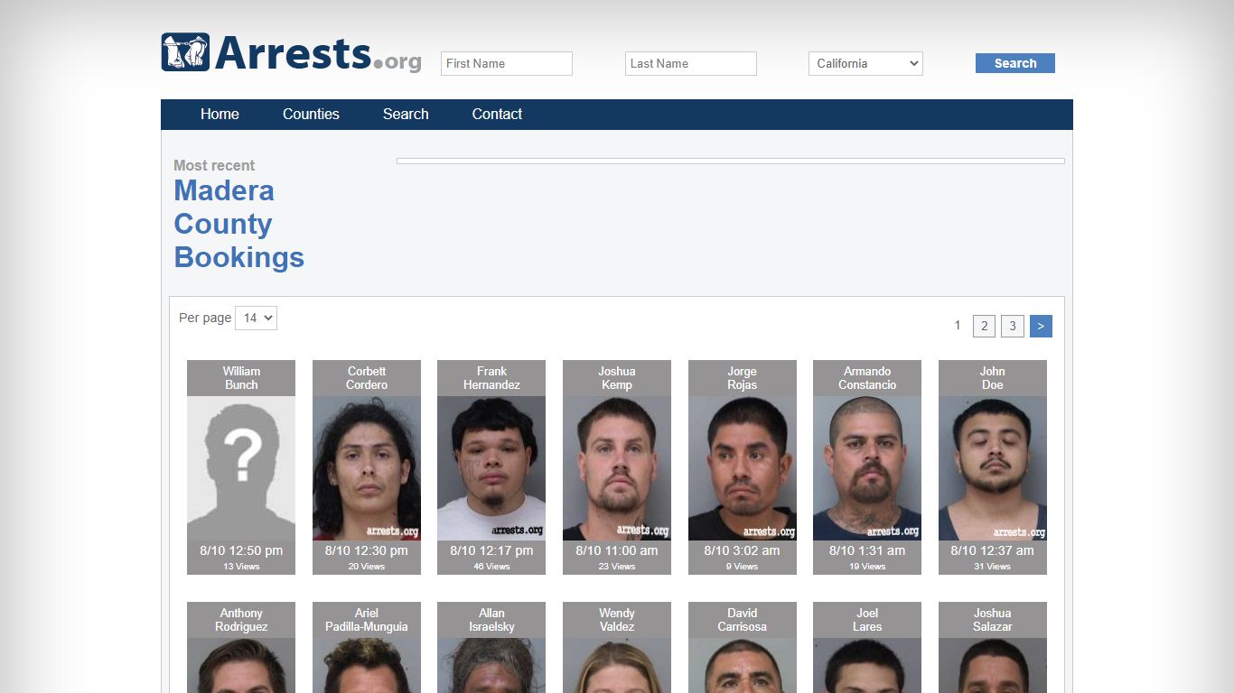 Madera County Arrests and Inmate Search