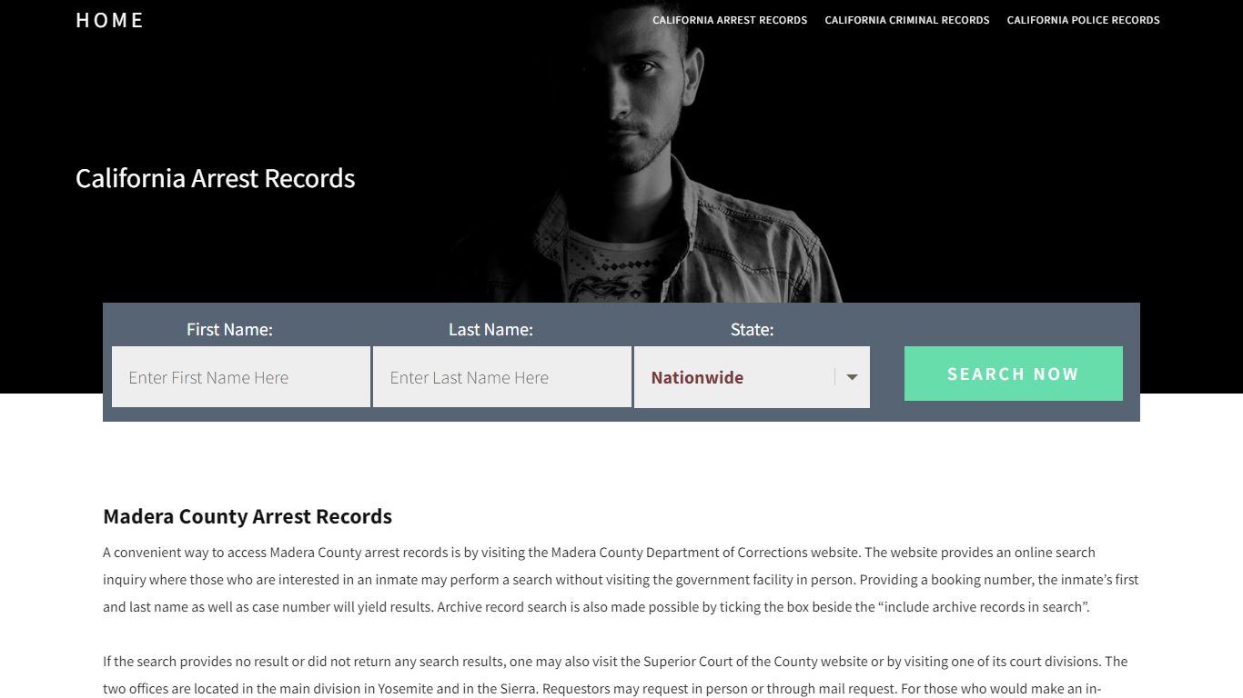Madera County Arrest Records | Get Instant Reports On People